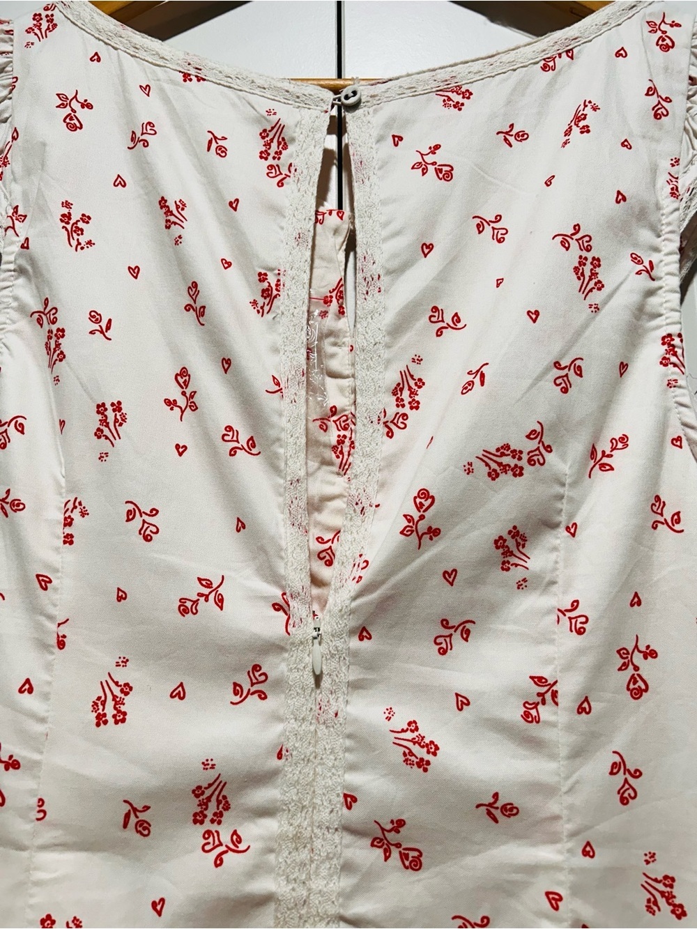 Free People Cream Mini Dress with Pink Floral Print - Picture 8 of 15